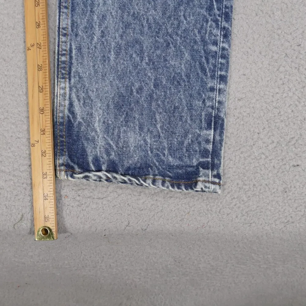 Vtg 80's Levi’s 501 Preshrunk Jeans USA Deadstock NWT 32x34 Button Fly Acid Wash